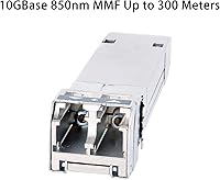 Vista 2 de Módulo de fibra SFP+ de 10 Gb de alta velocidad, compatible con Cisco, Netgear, Meraki y más Transceptor LC multimodo 10G-Base-SR, MMF de 850 nm