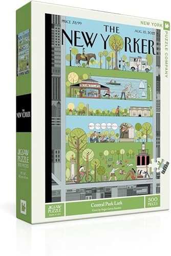 Miniatura 2 de New York Puzzle Company - New Yorker Central Park Lark - Rompecabezas de 500 piezas