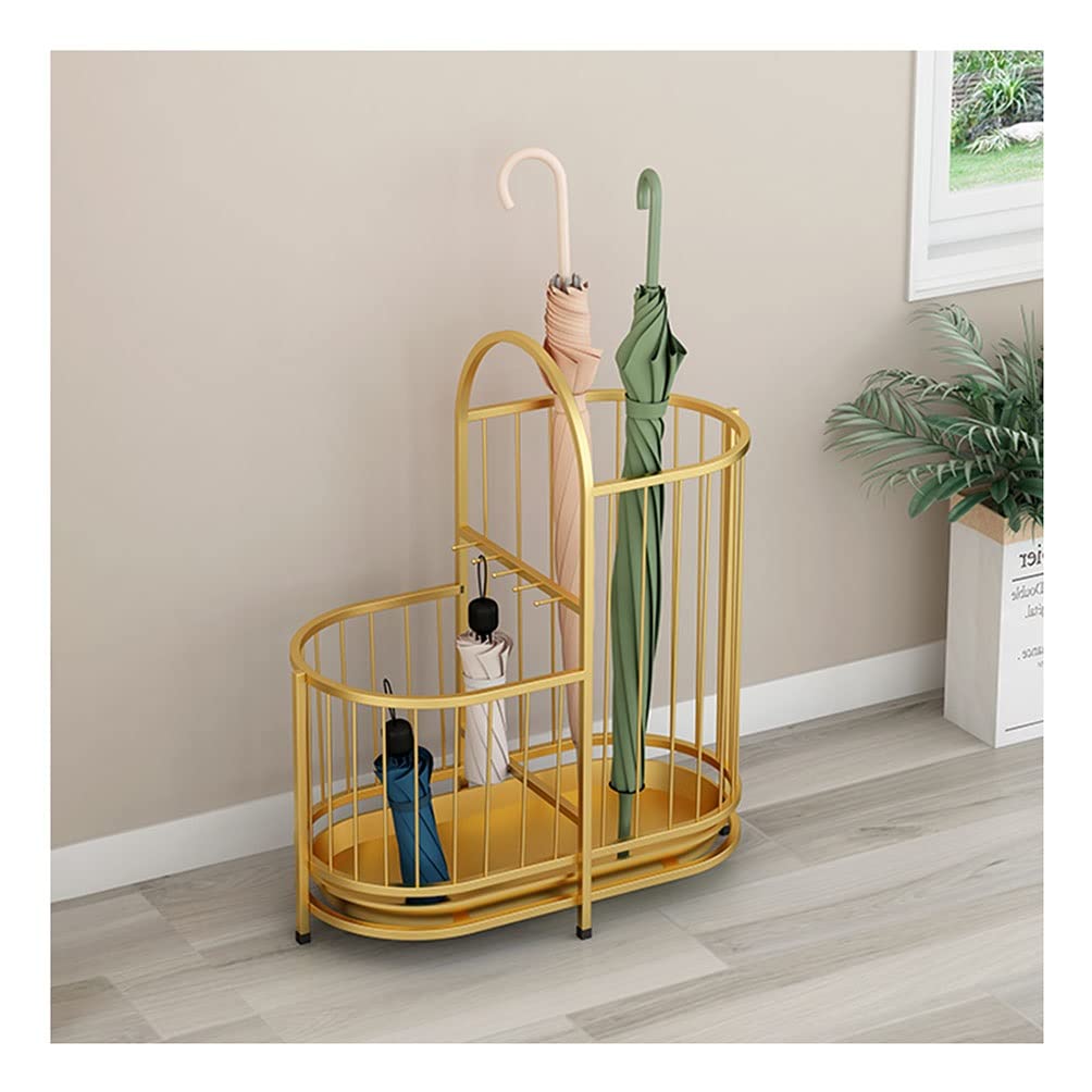GYRAZXS Umbrella Stand Racks Modern Wrought Iron Holder, Large Capacity Organizer for Hallway Entrance Home Decor