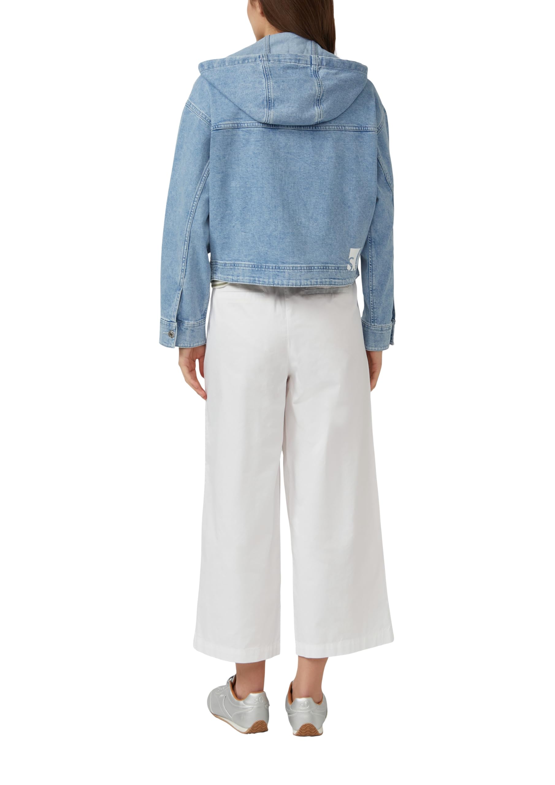 s.Oliver Denim-Jacke mit Kapuze im Relaxed Fit