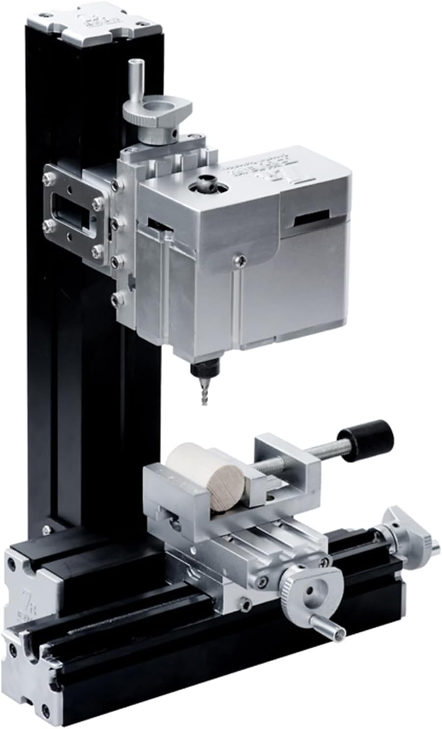 ZHRUI Electroplated Mini Metal Milling Machine 36W 20000rpm DIY Vertical Miniature Mill Lathe Machine Tools for Creative Maker Miniature Miller