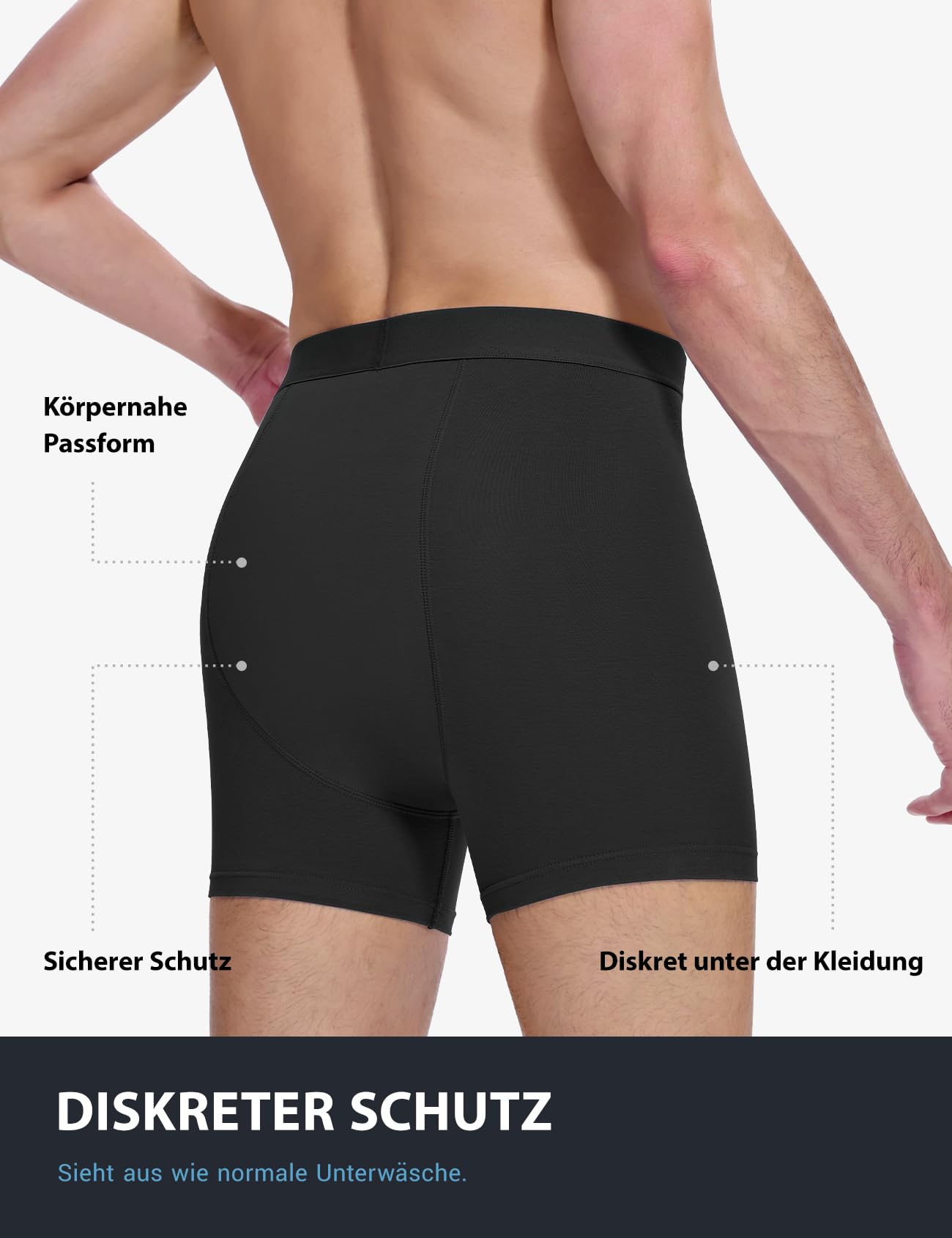 Carer 3er Pack Inkontinenz Pants für Männer 230ml Absorptionskapazität