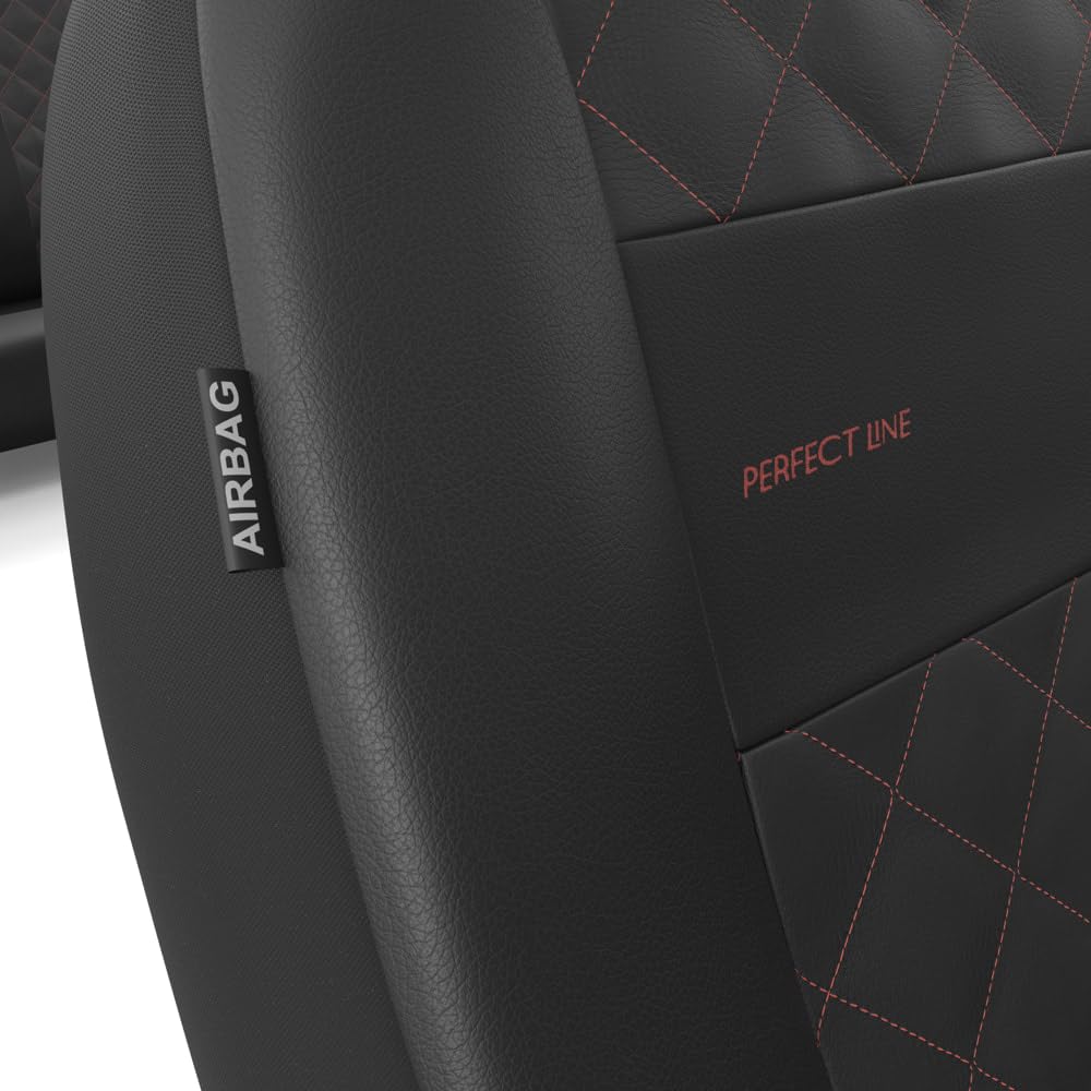 Mossa Fundas Asientos Coche aptas para Ford Focus I II III IV 1998-. PRF-RD | Hatchback, Cabrio, Familiar, Berlina, Furgoneta