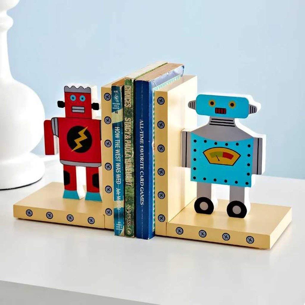 Serre-Livres Uniques Mignon Robot Nonskid Bookends Art Bookend Cadeau Porte-Livre