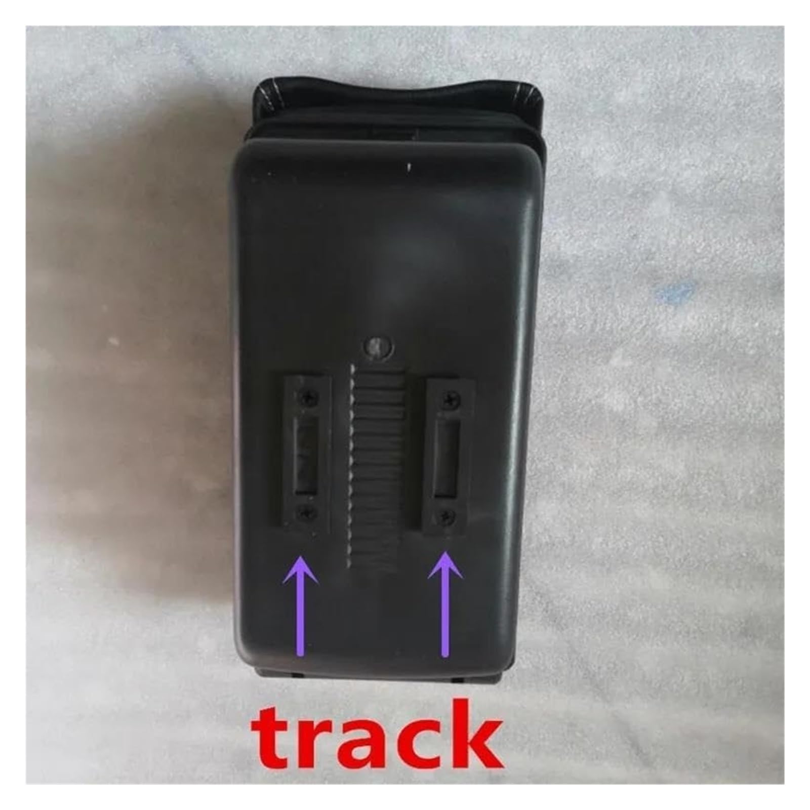 Per VW Per UP Bracciolo Auto Scatola Portaoggetti Interni Retrofit Ricarica USB Braccioli Accessori Copri Bracciolo Auto(A1 Black Red)