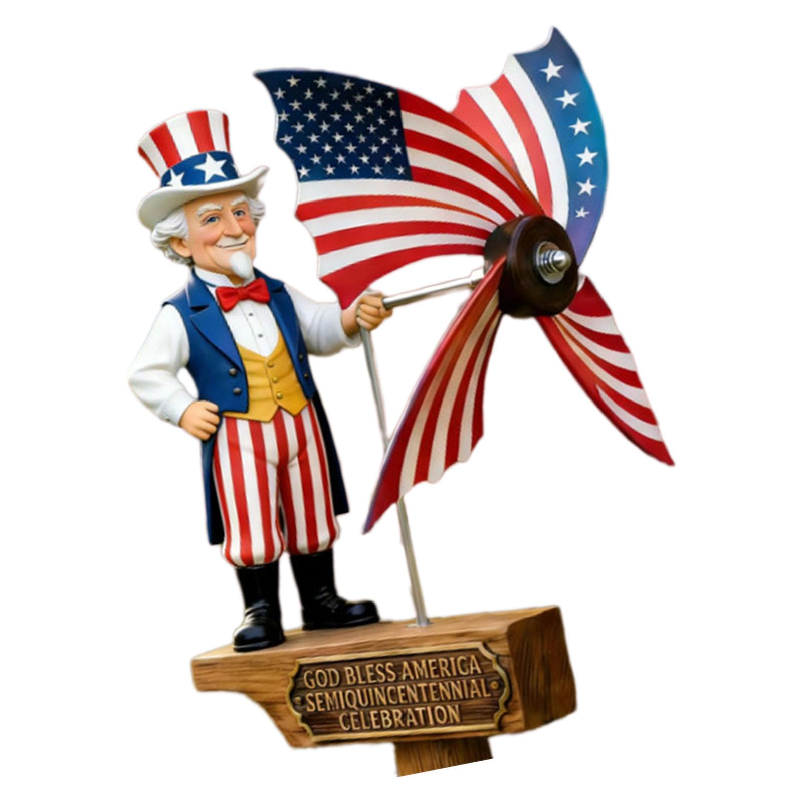 Oxxggkao A Independence Day Decorations 250Th Nniversary Wind Spinner Outdoor Decorations 4Th Of July Party Supplies Home Decors Independence Day Outdoor