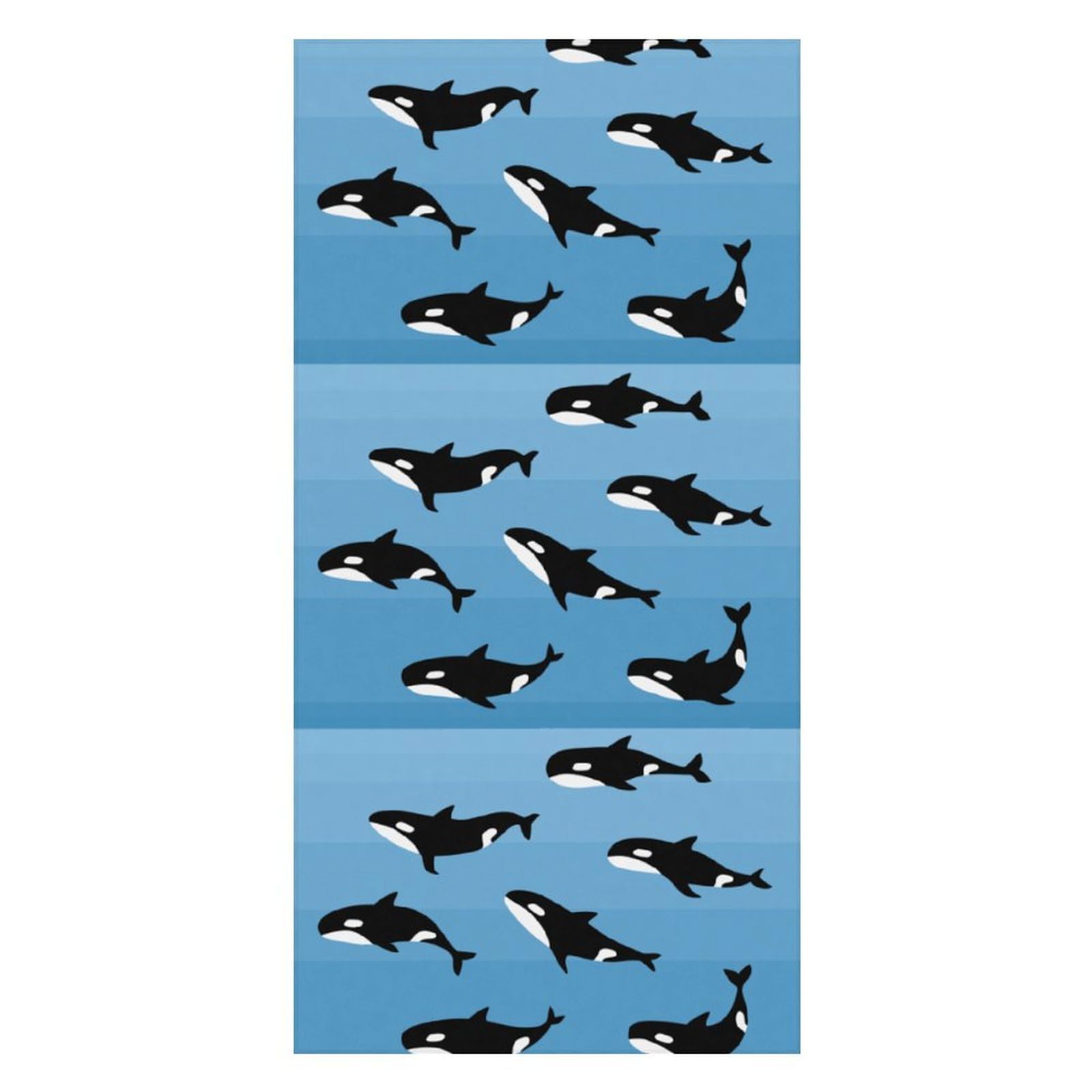 LWORZIIB Beach Towel, Cute Killer Whale Bath Towel, Pool Towel Great for Gym Swimming 80 X 160cm