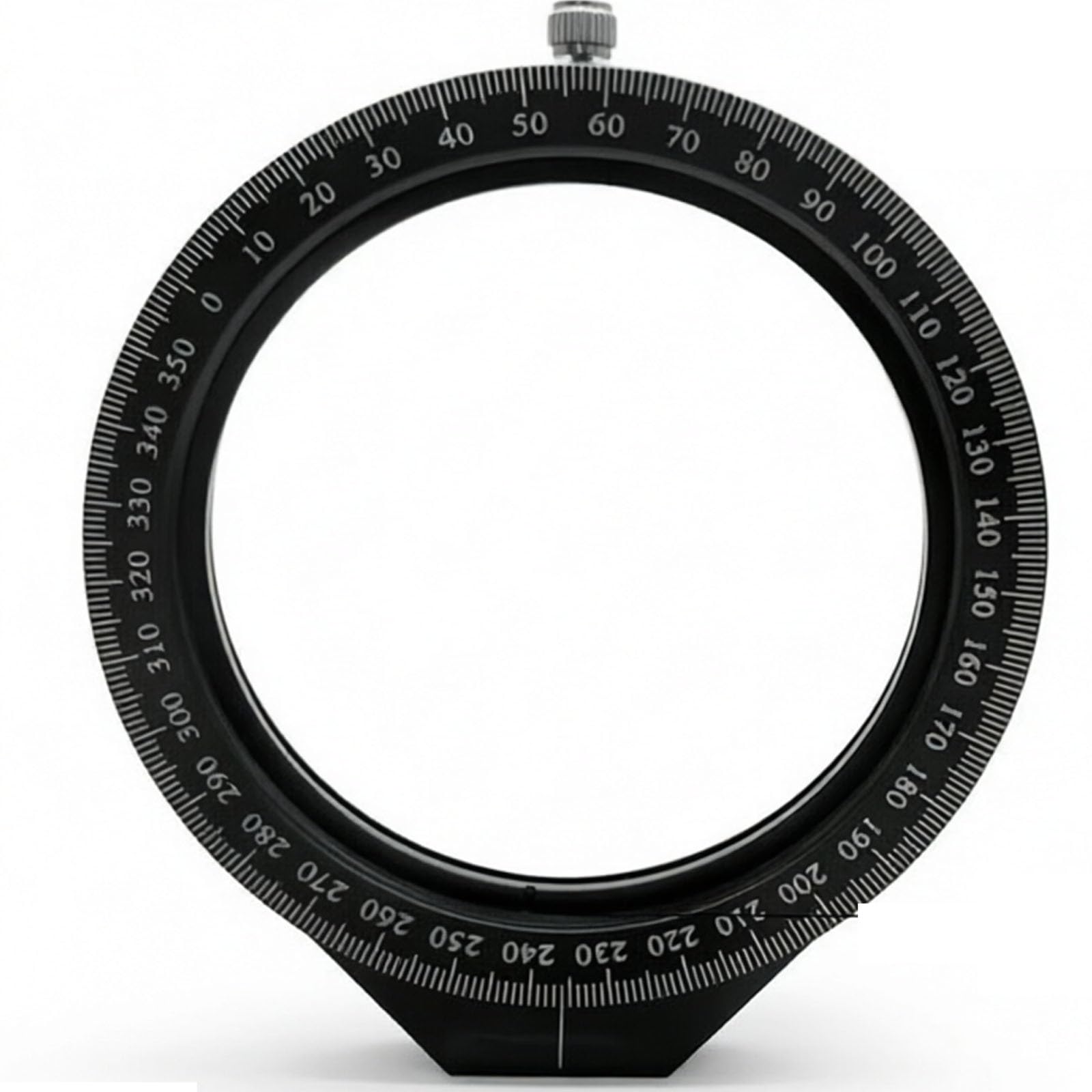 VILA SMO Optical Coaxial Lens Holder, Polarizer Optical Element Frame, With 360 ° Rotation Scale Dial, M4 Threaded Mounting Hole, Lens Diameter 76.2/101.6mm, For Laboratory Optical 76.2mm