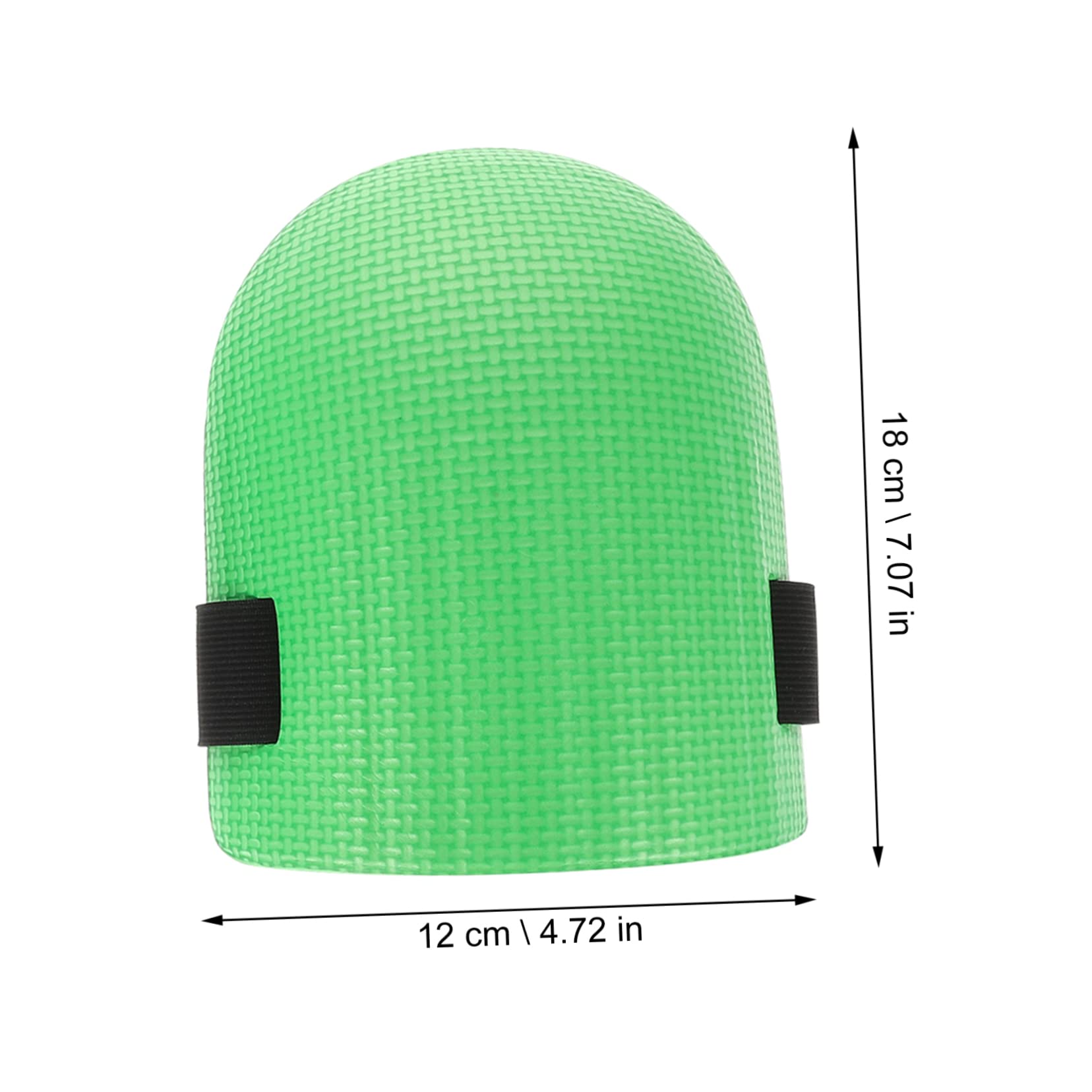 SOLUSTRE Heavy Duty Anti-slip Kneepads for Men Double Straps Pads for Construction Roofing