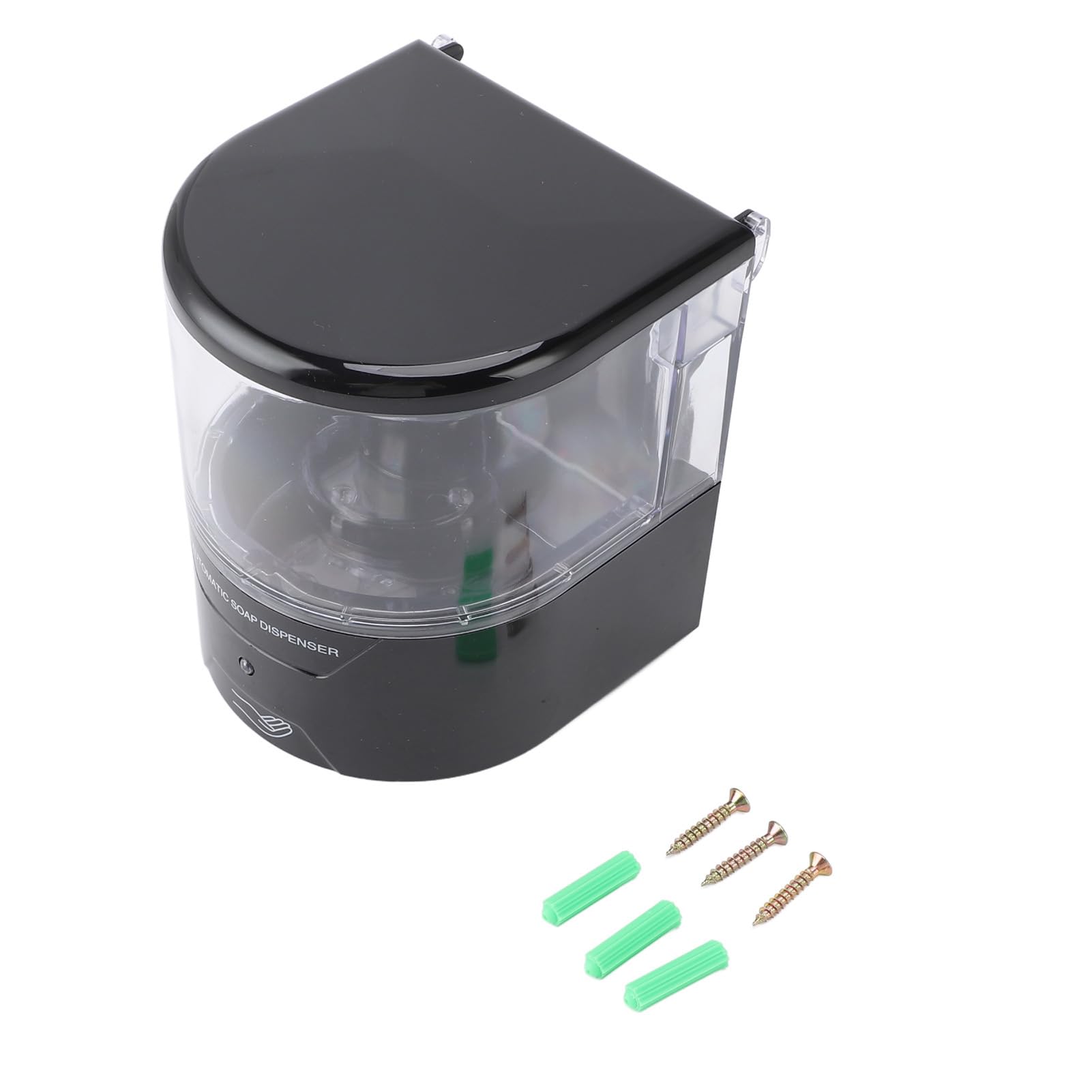 Dispensador de jabón de Pared, 600 ml, automático, igente, eléctrico y sin Contacto. Incluye depósito para jabón. Ideal para el baño.