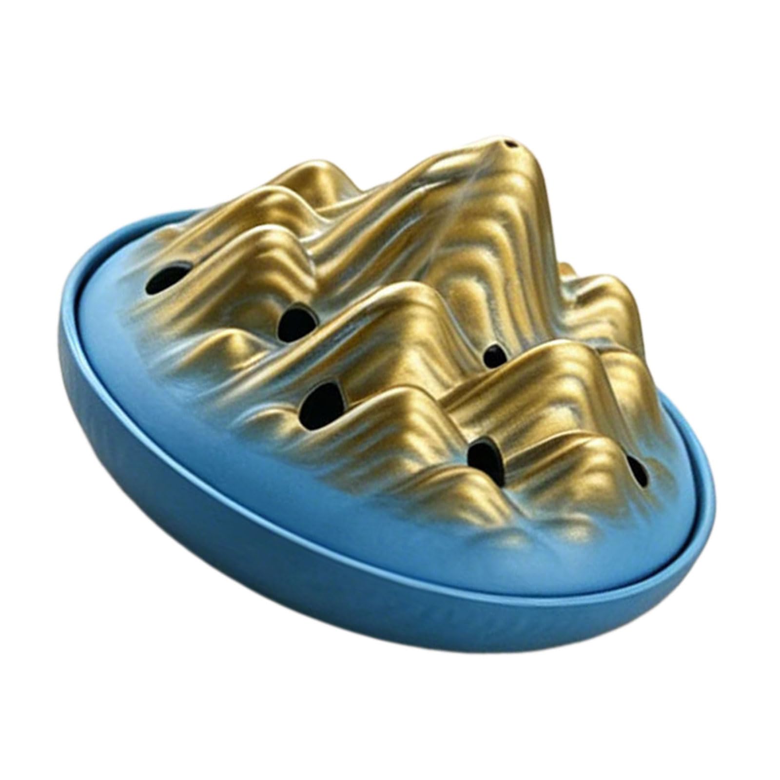 NVOQILIN Mosquitoes Coil Holder Stainless Steel Incenses Holder Incenses Burners Ashes Tray with Lid for Yoga Room Home Party Decors Coil Burners