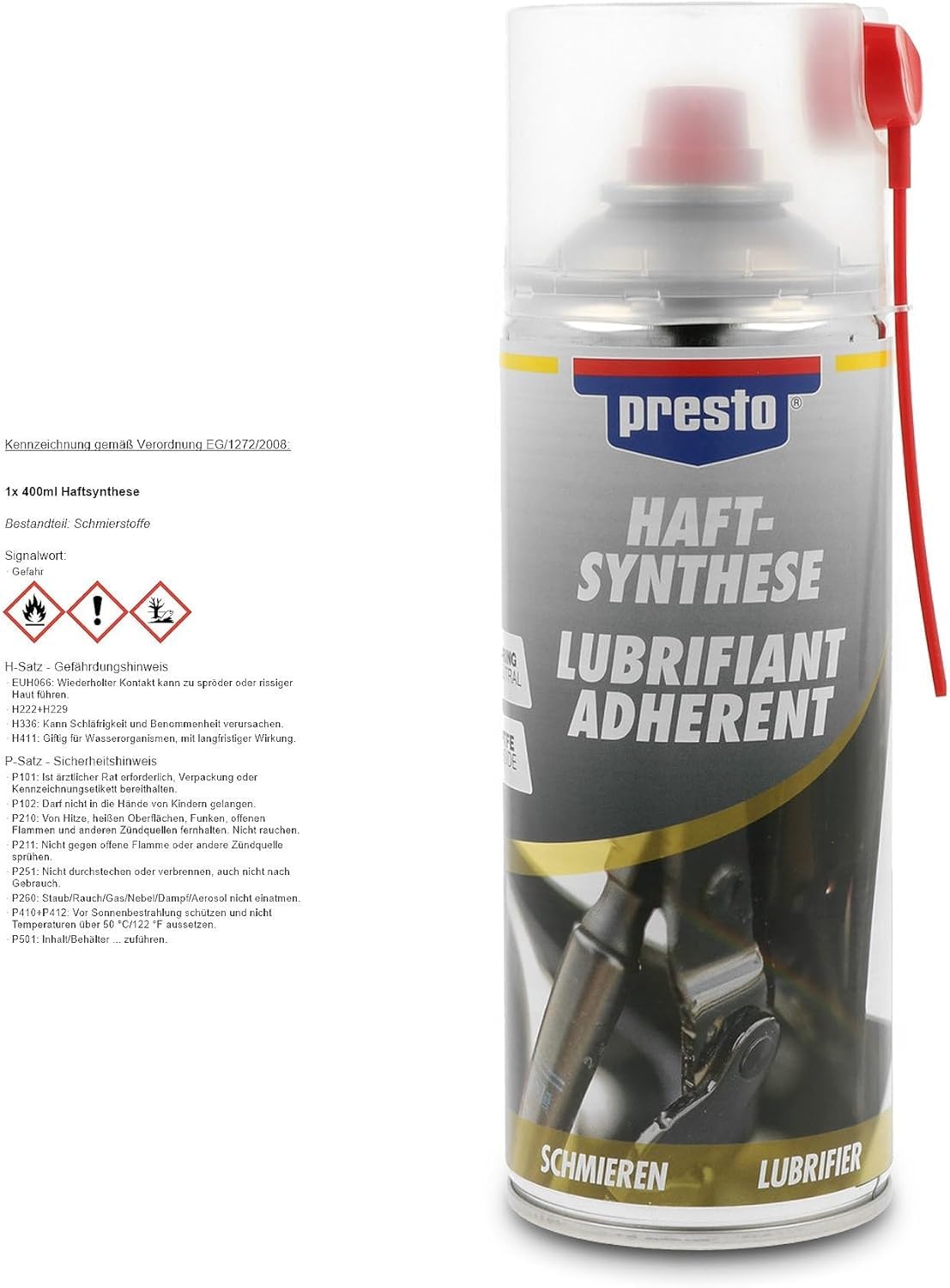 presto 157226 Lubrifiant adhésif synthétique 400 ml