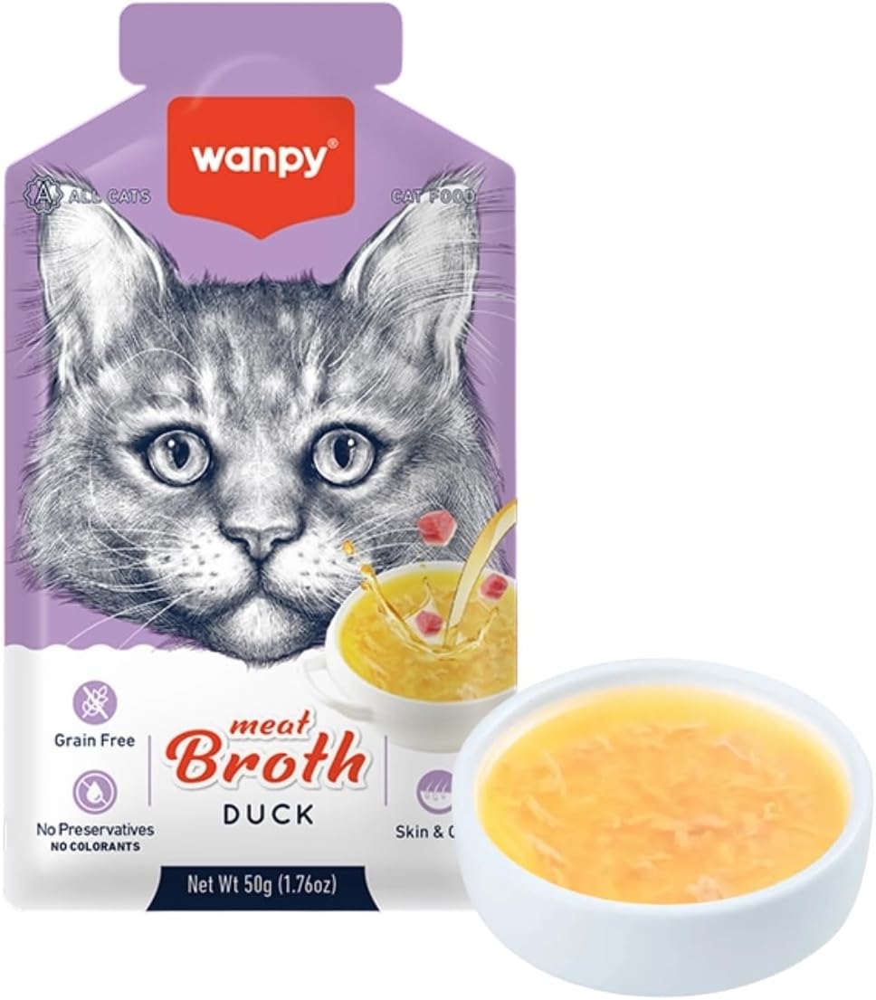 PETISCO PARA GATO WANPY SOPA SABOR PATO 50G PETISCO PARA GATO WANPY SOPA SABOR PATO 50G