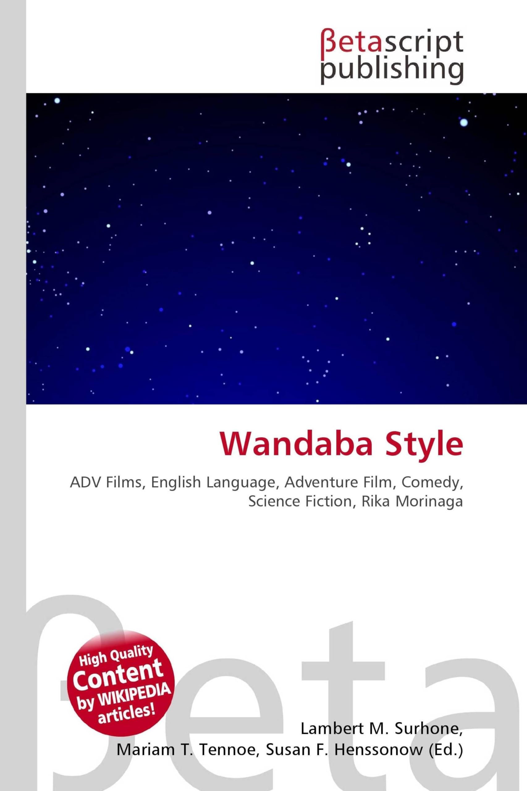 Wandaba Style: ADV Films, English Language, Adventure Film, Comedy, Science Fiction, Rika Morinaga