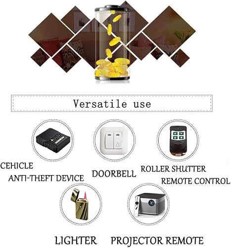 Miniatura 10 de SKOANBE 5 baterías alcalinas prémium de 23 A 12 V