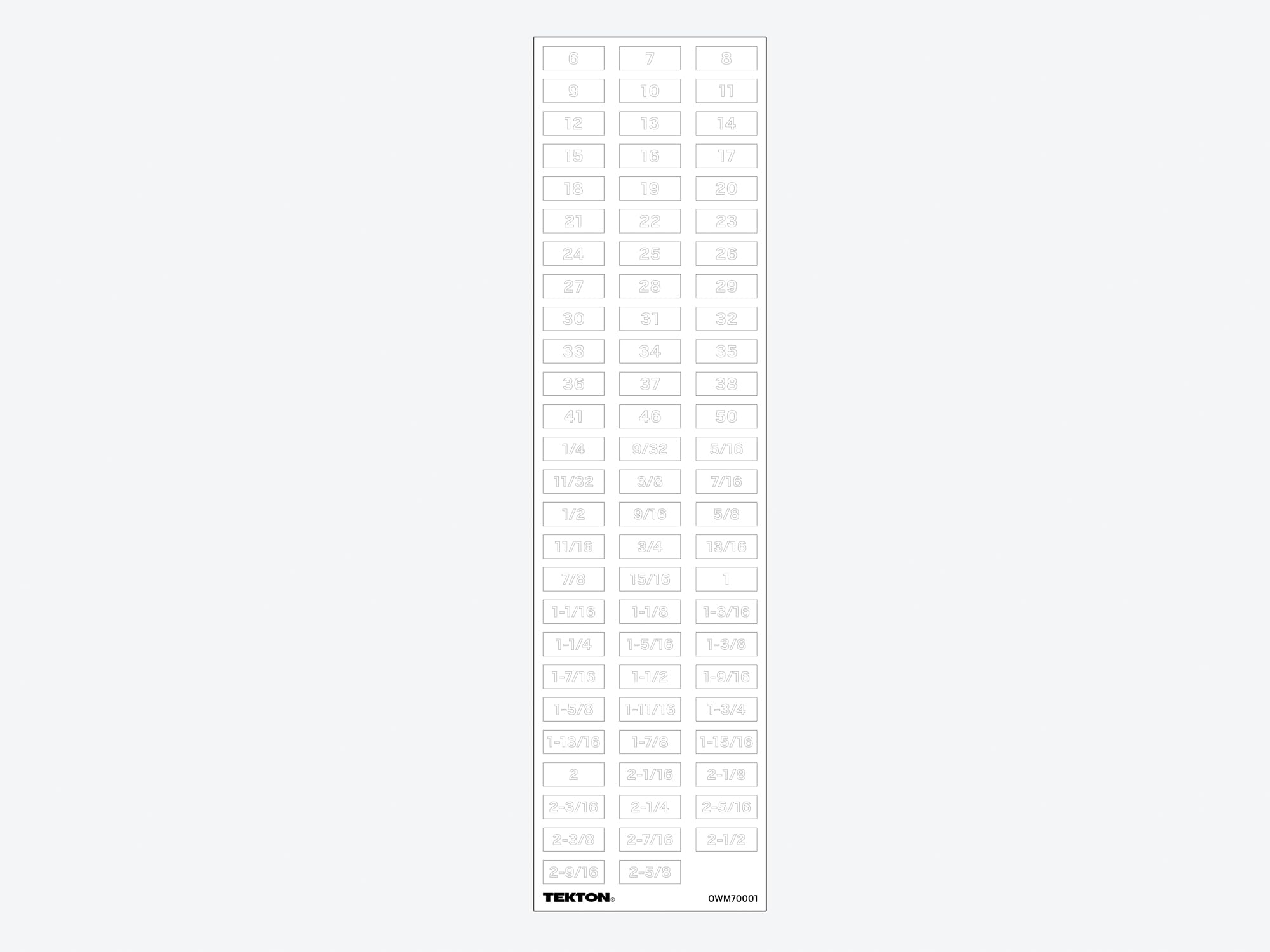 TEKTON WCB95202 zestaw kluczy kombinowanych z modułowym organizerem szczelinowym, 19-częściowy (6-24 mm)