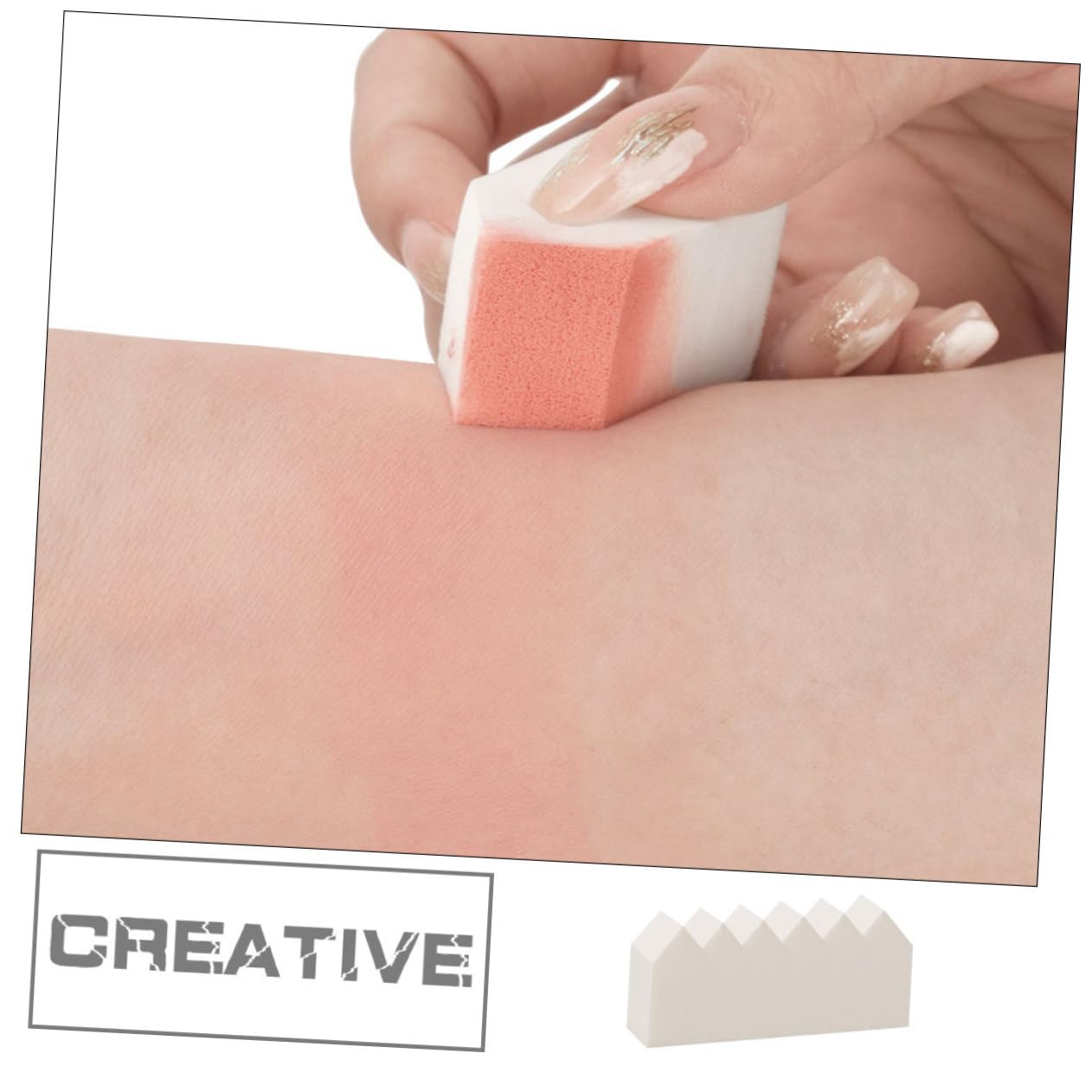 Baluue 500pezzi Spugne Per Sintetico Per Applicatore Makeup Stesura e Cosmetici