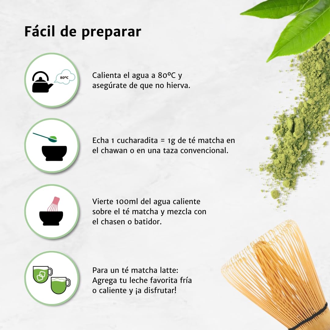 Matchaflix Pack Matcha 9 Sabores | Té Matcha Premium: Vainilla, Fresa, Mango, Melón, Arándanos, Jengibre, Cacao, Coco | Incluye Batidor, Vaso y Cuchara | Regalo Ideal