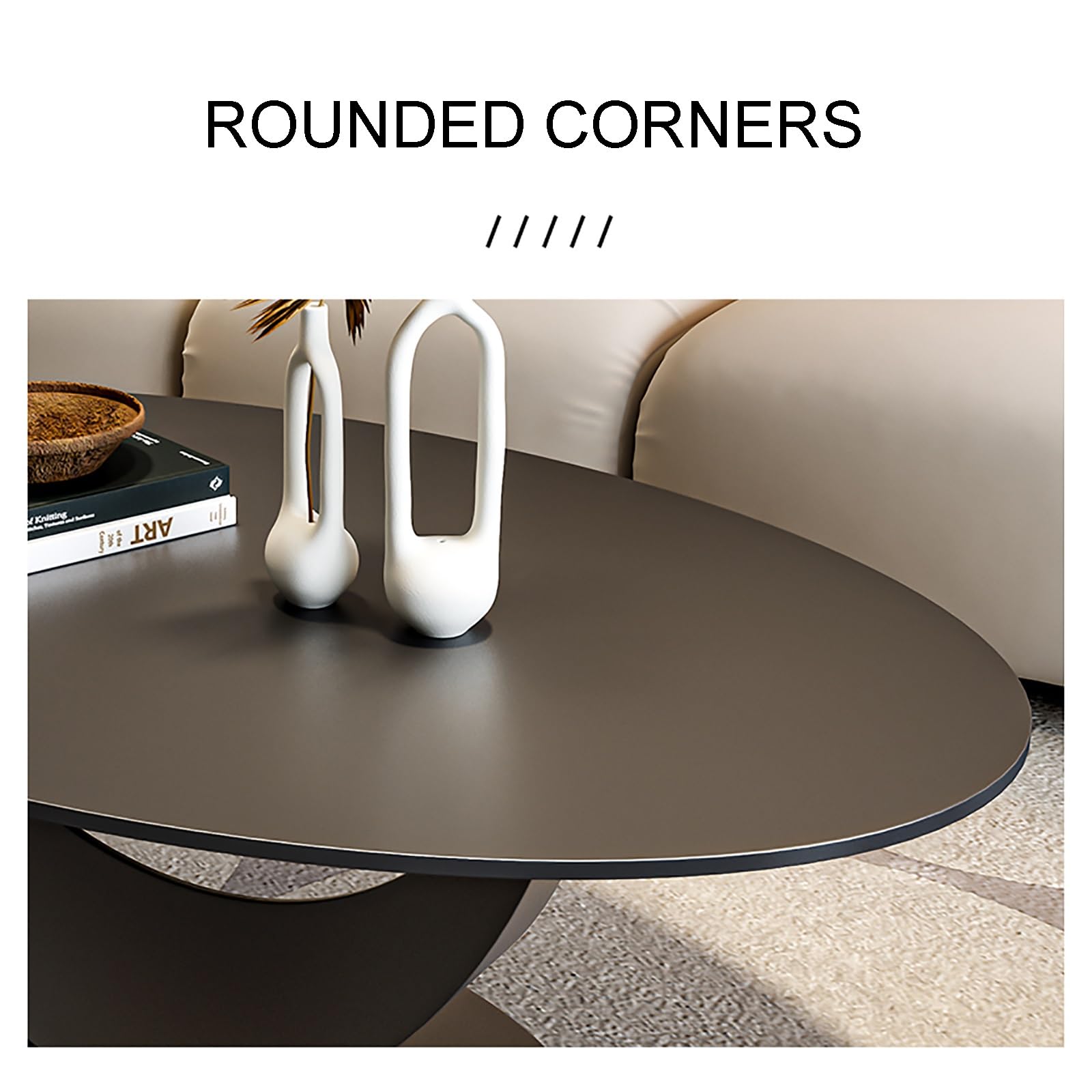 Amazon｜モダンなクラウドコーヒーテーブル、リビングルームのシンプル