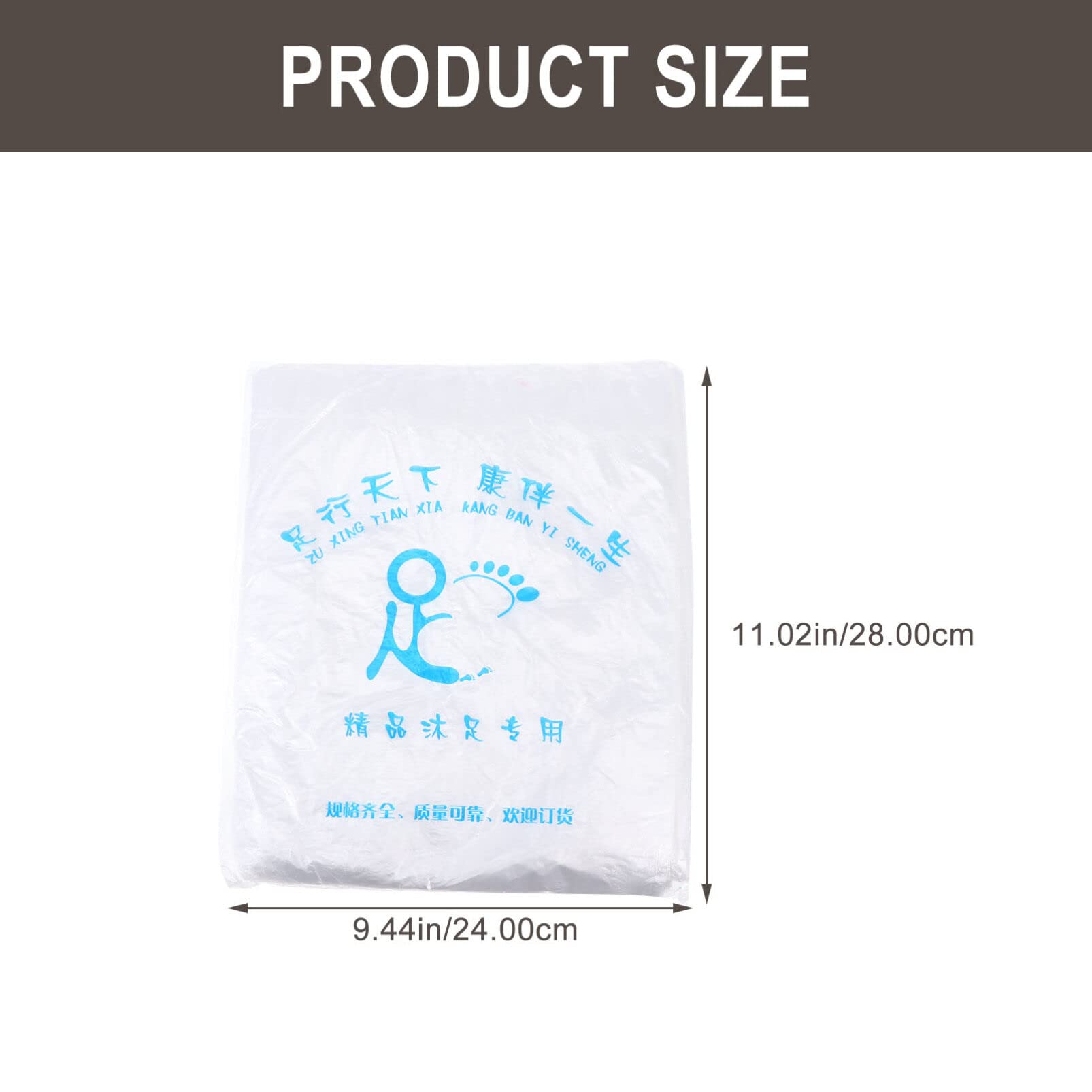 FOMIYES Bolsas Desechables Para Baño De Pies 2 Paquetes Revestimientos Gruesos Resistentes Para Pedicura En Casa Spa Salón Higiénicos Y Prácticos