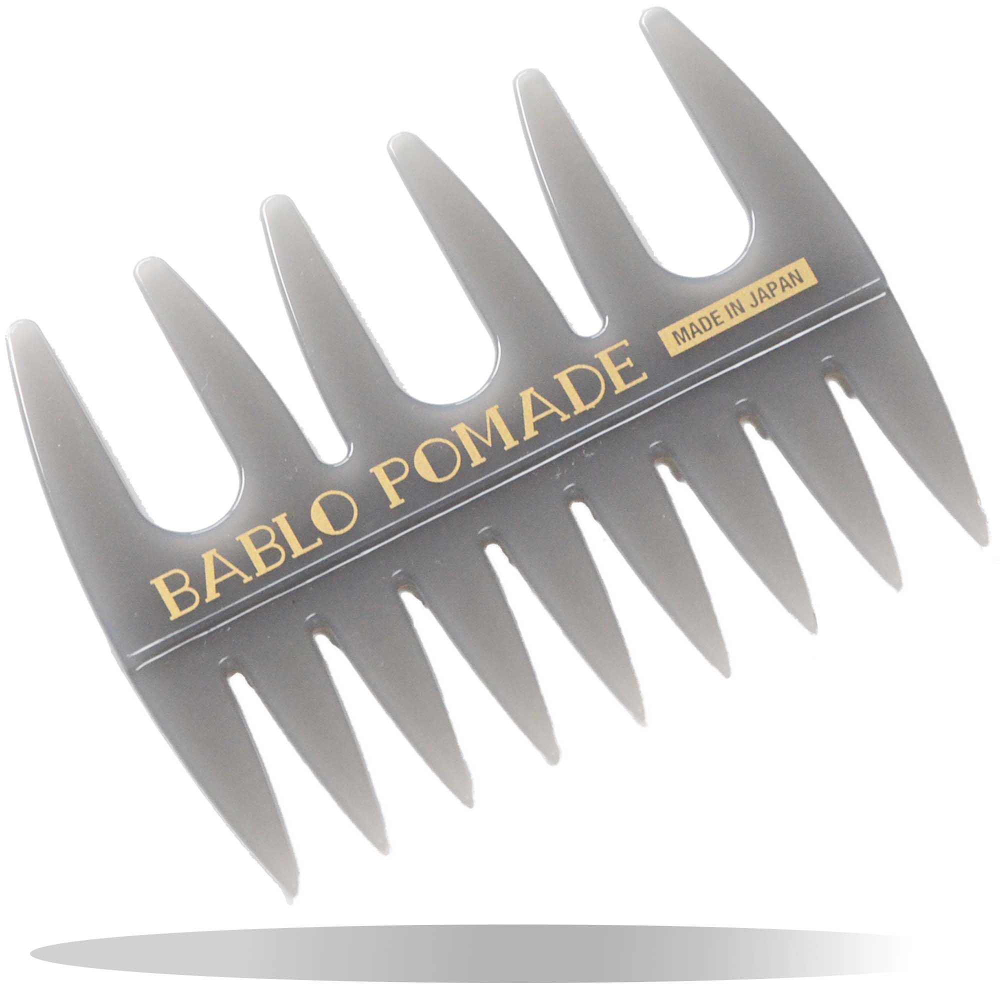 BABLO POMADE Mesh Comb (Gray) for Men, Styling Barber Comb : Beauty