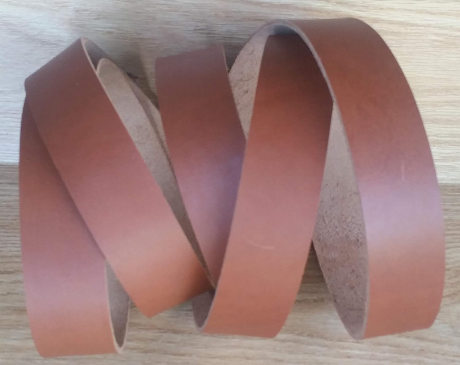Leather Strips 2 Inch Wide - Honey Waxy Latigo Leather Strip up to 96 Inch Long – 6-7 oz. (2.4 – 2.8 mm) Pitka Leather (2" x 24")