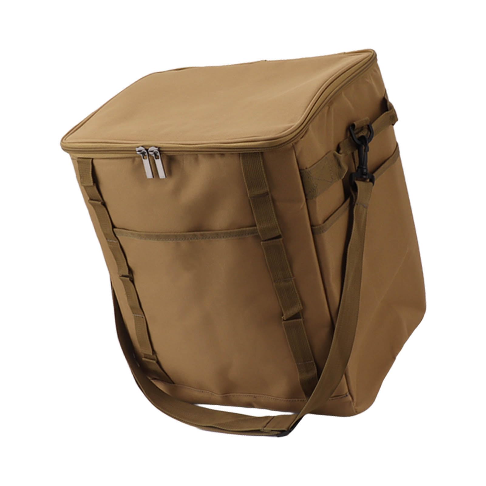 Ejoyous Borsa Termica per Alimenti da Campeggio, Borsa Termica Portatile Oxford 600D 35 X 30 X 39 Cm con Struttura Impermeabile, 3 Tasche Laterali, Design Pieghevole per Campeggio, Picnic, Barbecue