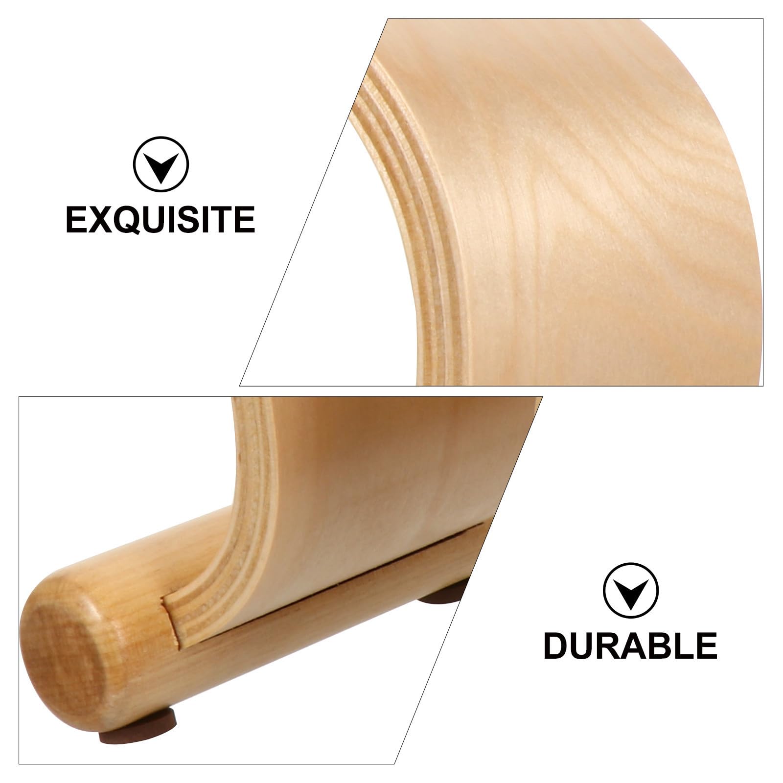 ABOOFAN Supporto Cuffie in Legno di Noce a U per Scrivania