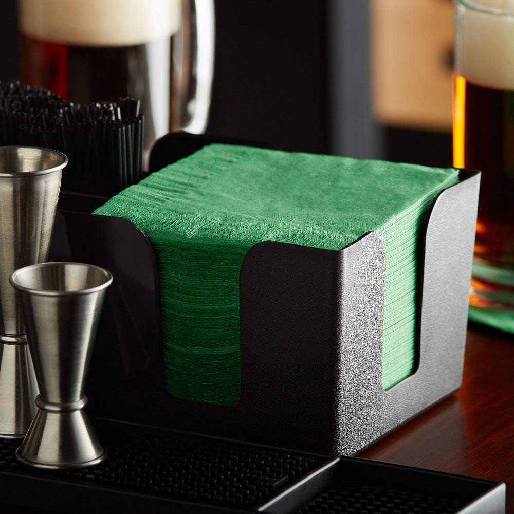 Servilletas de cóctel de 2 capas, color verde, paquete de 250 unidades