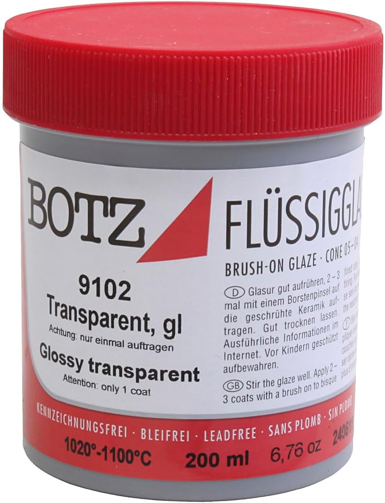 Botz 9102 Transparent Glossy Earthenware Glaze