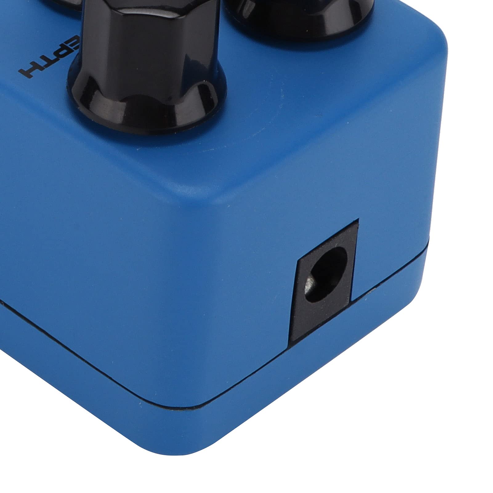 Pedale Effetto per Chitarra Mini Vibrato Compatto per Appassionati di Chitarra Elettrica Lega di Alluminio Blu
