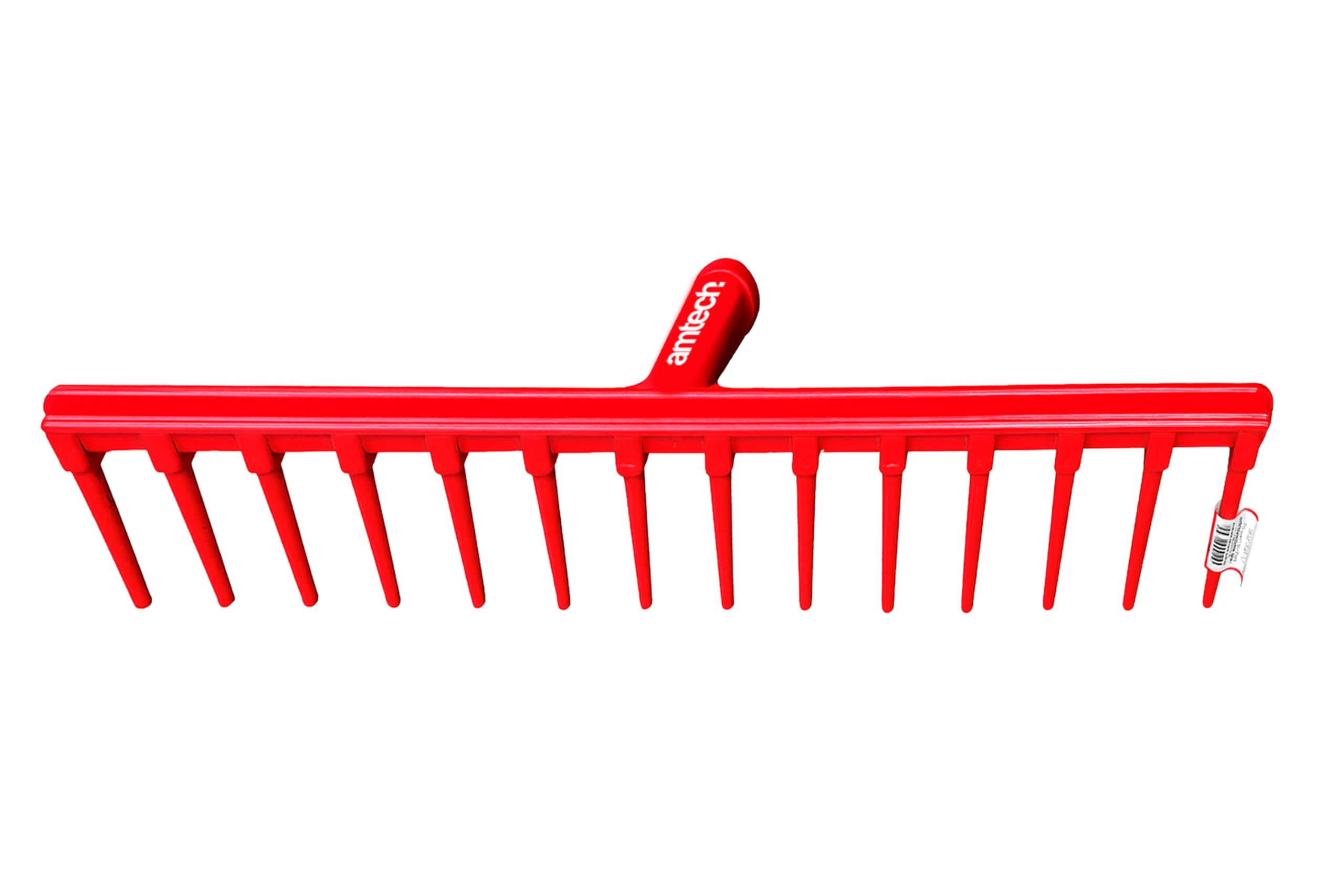 Amtech – 540mm Plastic Rake Head, Lightweight, Flexible and Durable Replacement Garden Rake Head for Soil Levelling, Grass, Hay, and Leaves
