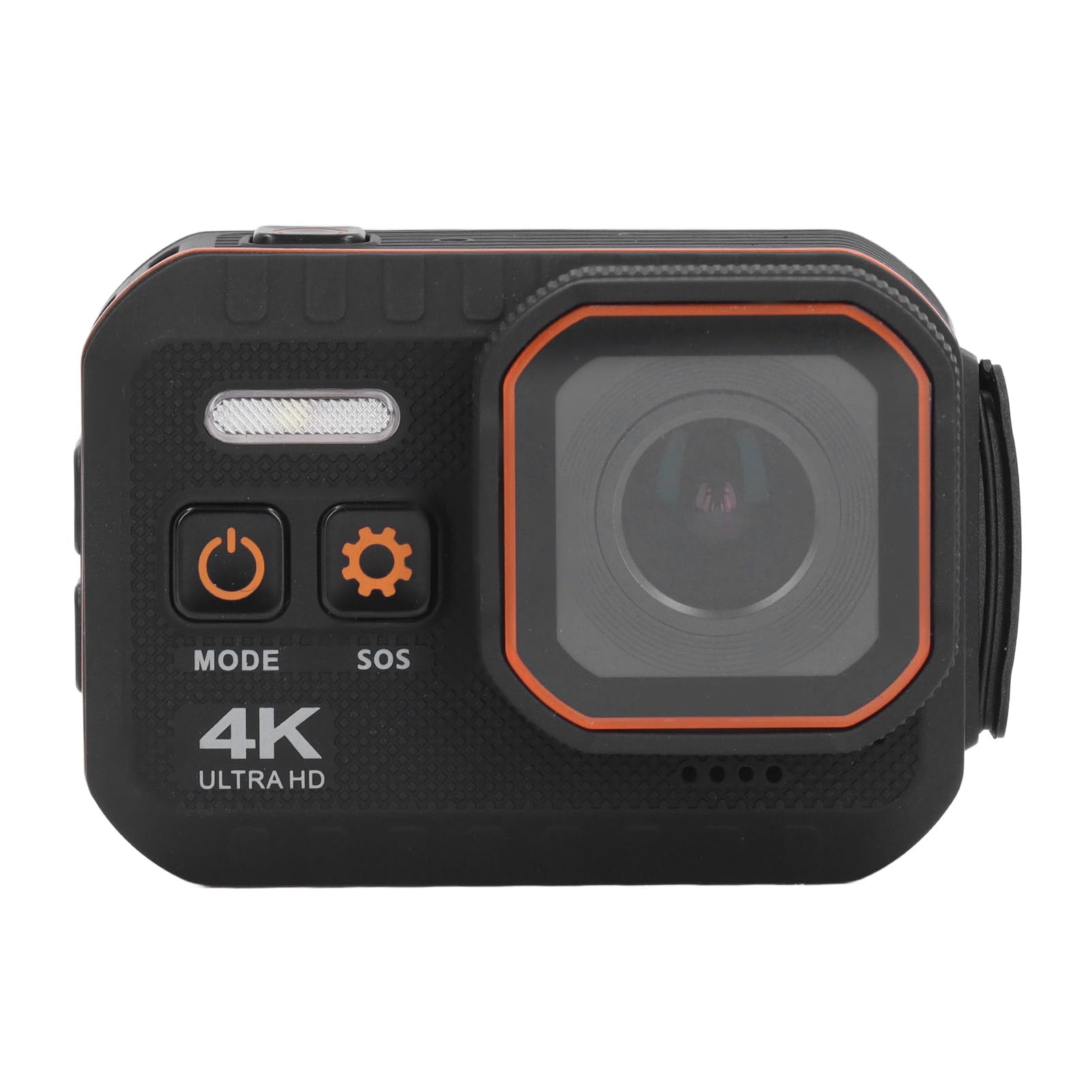 Yunseity Underwater Camera, 4K 60FPS Diving Camera with 2 Inch Screen, IP68 Waterproof Six Axes Anti Shake Floatable Digital Camera for Snorkeling Diving