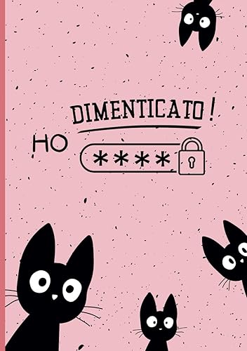 Quaderno delle password per smemorati: Un diario per non dimenticare ed organizzare fino a 416 password,Rubrica Password Alfabetica,Piccolo formato A5.
