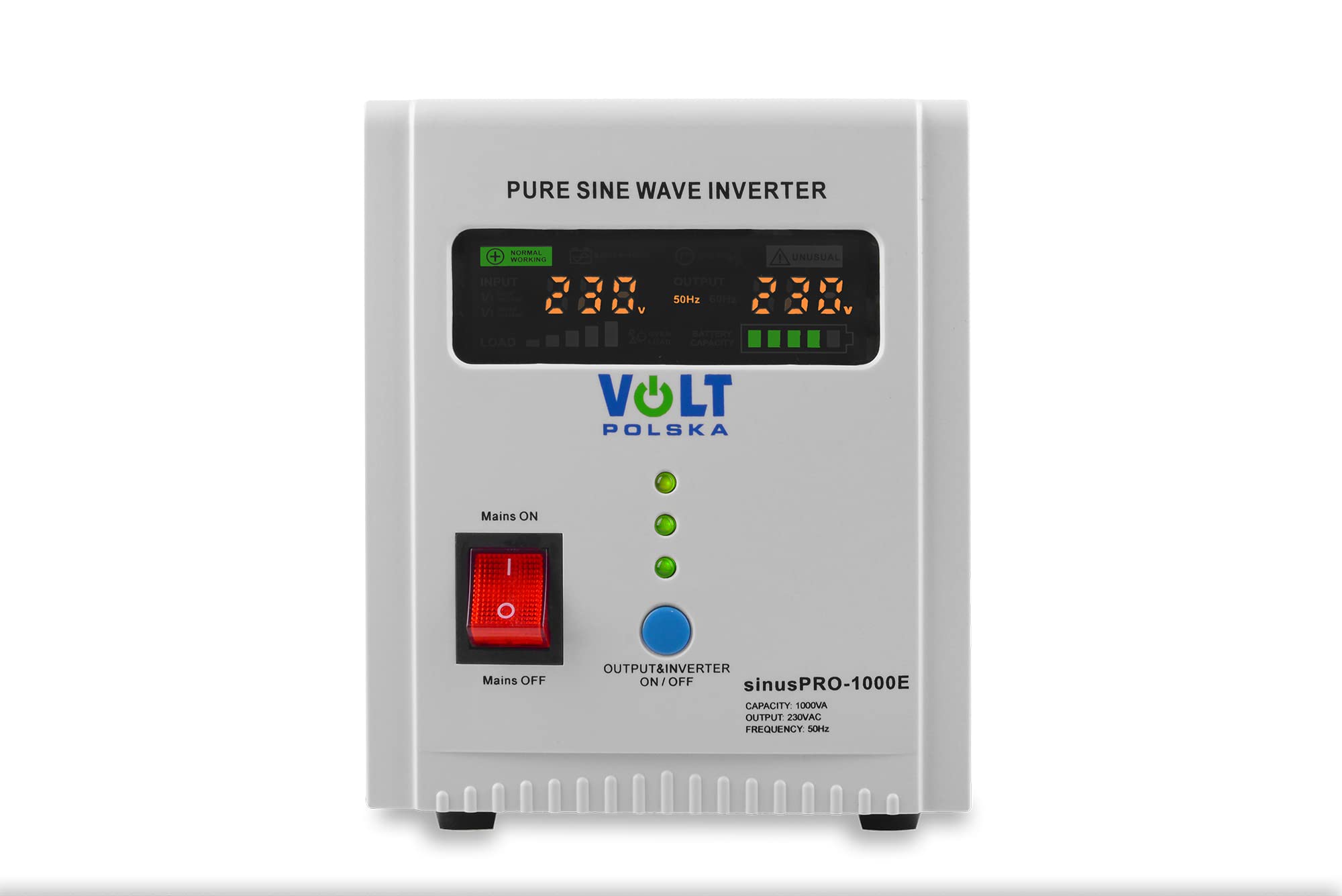 Zasilacz awaryjny SINUS PRO 1000 E 12/230V (700/1000W)