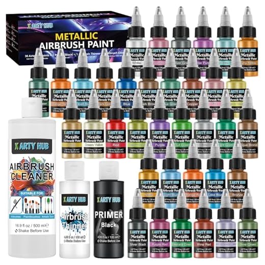 X ARTY HUB Metallic Airbrush Paint Kit
