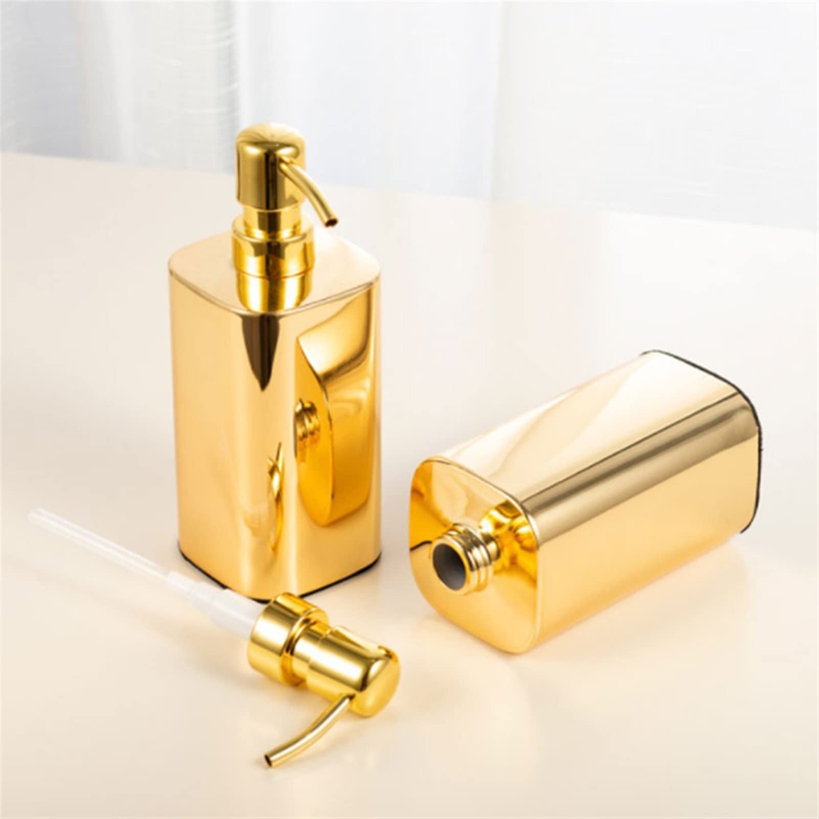 Bottiglie di sapone Distributore di sapone nordico Acciaio inossidabile Acciaio inox Shampoo Doccia Bottiglie Bottiglie Dispenser Accessori for il bagno Accessori for il bagno Contenitore liquido Erog