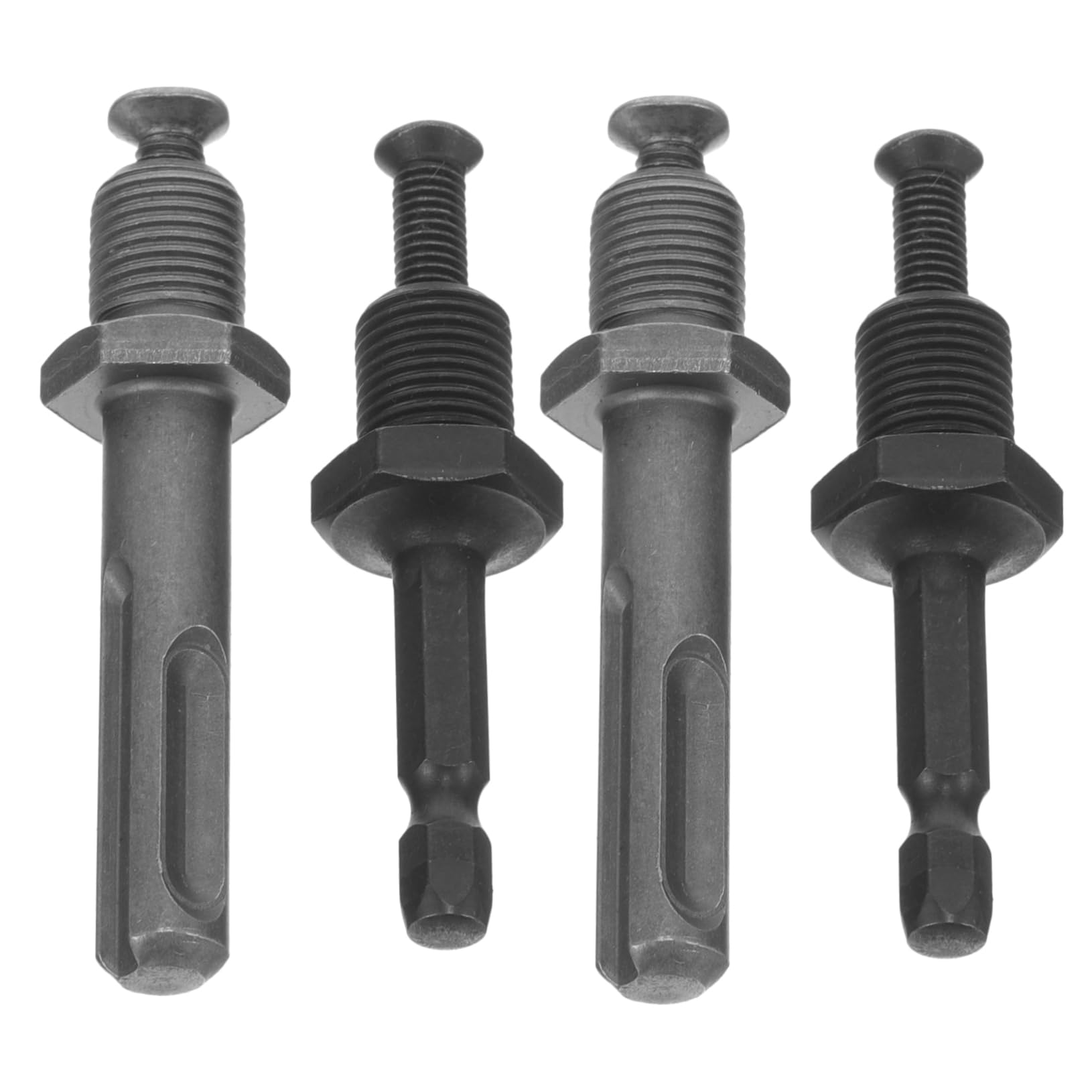 SHINEOFI 4 Set Convertitore Elettrico in Mattoni Asta Attaccamento Adattatore Per Chiave Elettrica Adattatore Per Trapano Avvitatore A Percussione Da Trapano A Presa 4 Pezzi*4
