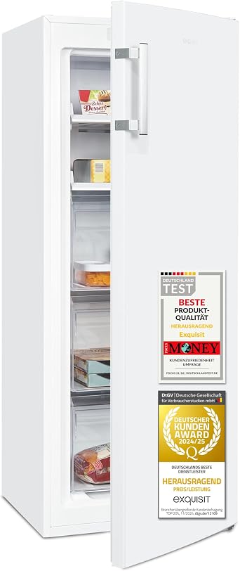 Exquisit GS5231-NF-H-040C Freezer - 161 L - NoFrost - White [Energy Class C]