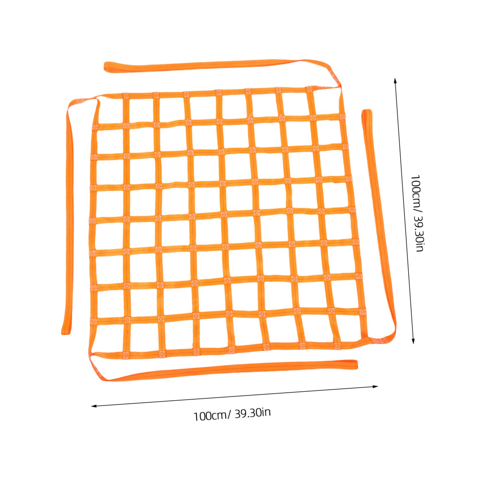 Unomor Marine Cargo Net Safety Lifting Net Straps for Construction Moving Towing Polyester Material