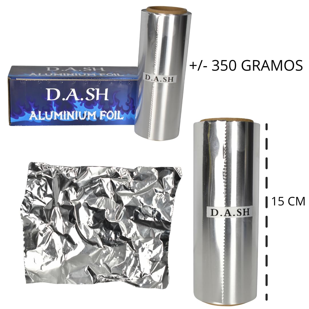 Pack de 10 rollos de aluminio especial para cachimbas - 25 m - 40 micras | Sierra incorporada para cortar - Estudiado y diseñado para optimizar el calor y dar una mejor experiencia con tu shisha