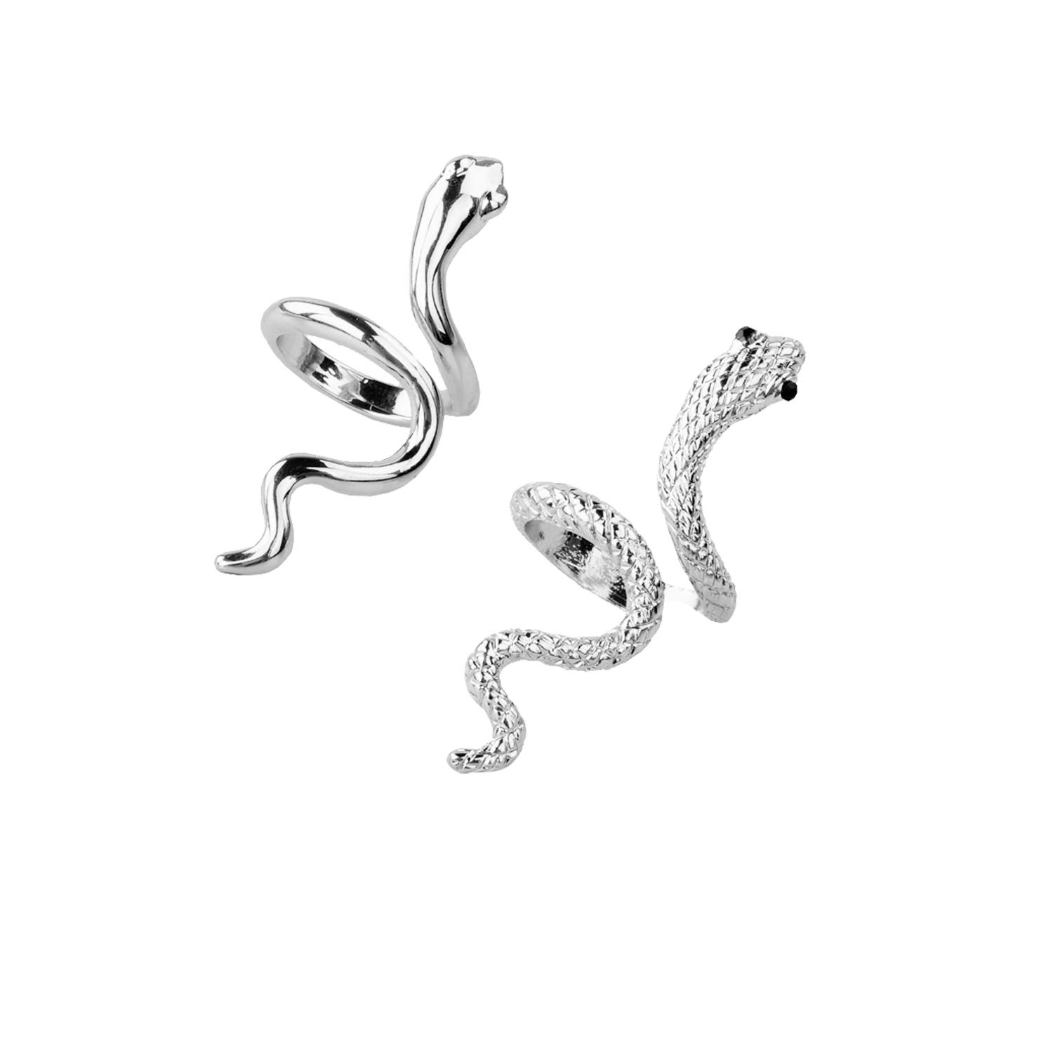 choice of allAdjustable Punk Rock Snake Ring for Women Retro Gothic Finger Jewelry Accessories, leather,