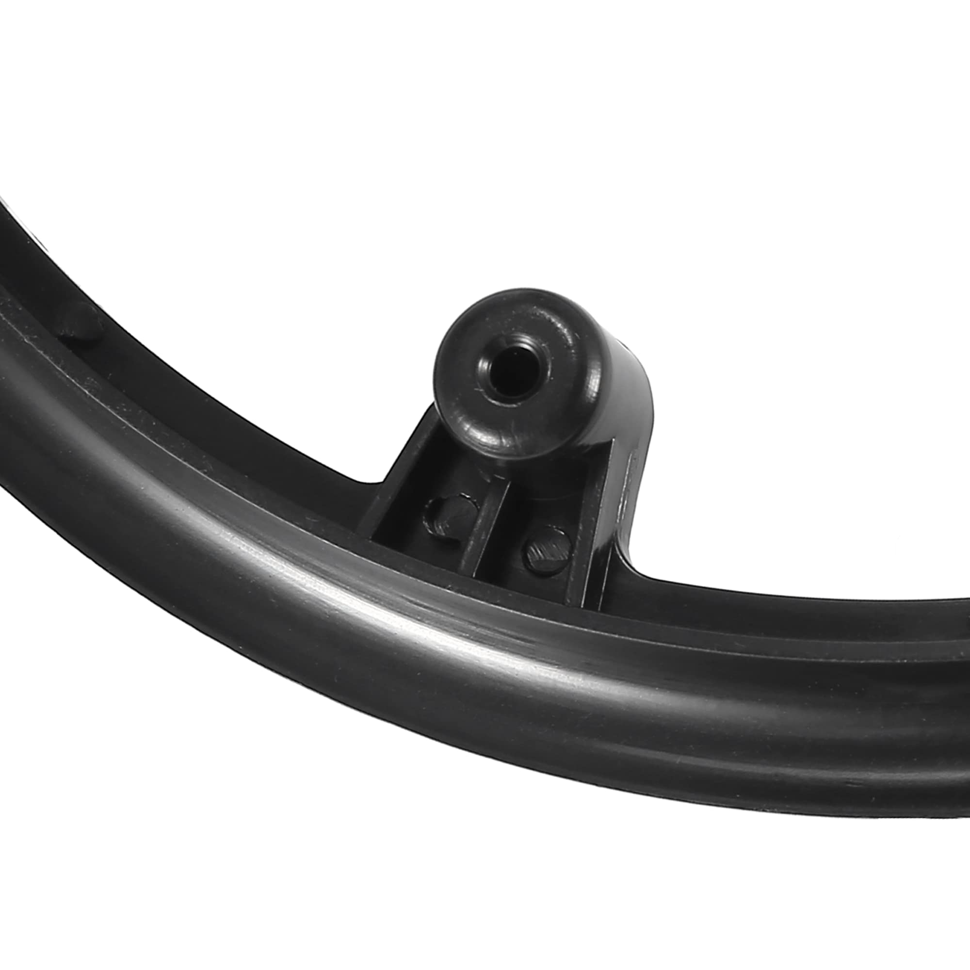 X AUTOHAUX Osłona koła łańcucha, 42 zęby, czarna, 1 szt. rower tworzywo sztuczne | Podział 10 cm, 4 otwory, 1,3 x 18,5 cm, do rowerów górskich, wyścigowych