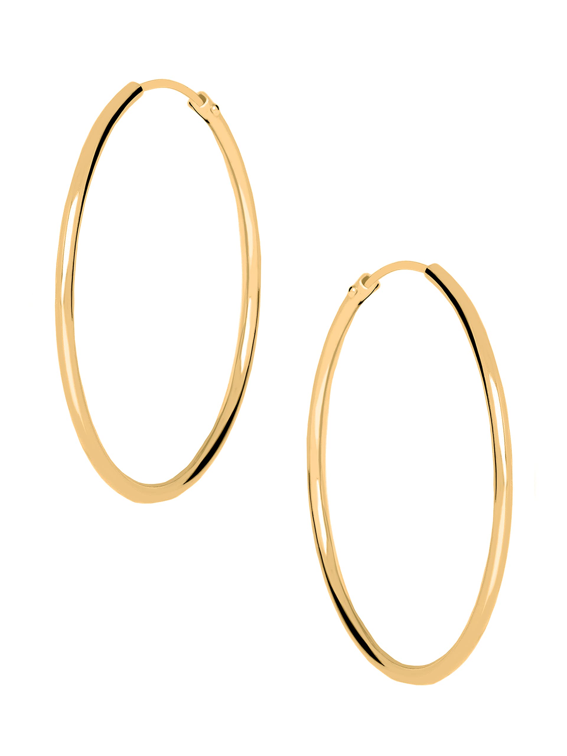 MyGold Orecchini a Cerchio Oro Giallo Autentico 333 Oro (8 Carati) Ø 30mm Orecchini da Donna Paloma Blanca C-04112-G301-30mm/1.5mm
