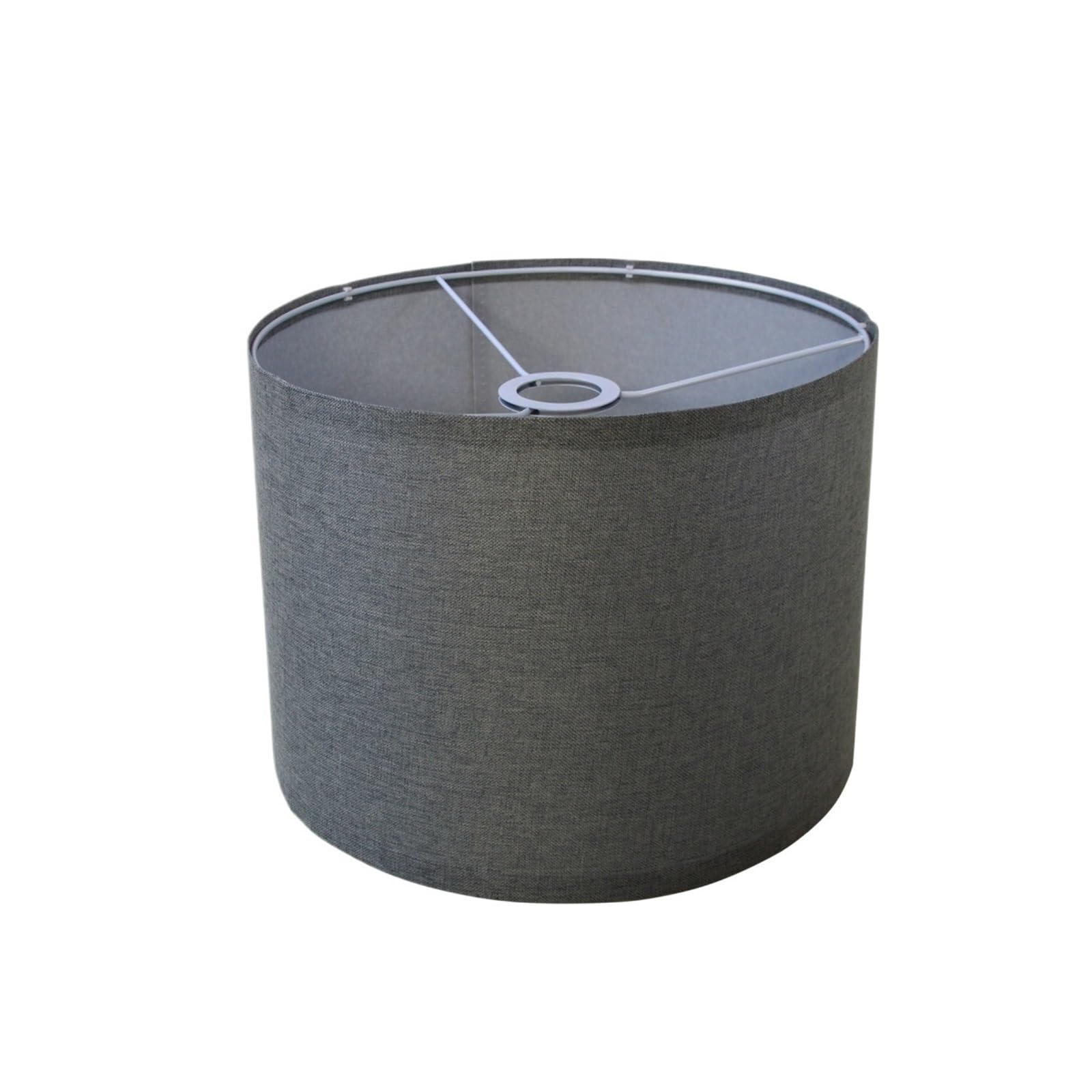 Rgoemhj 260Mm Gray Lamp Shades Linen Round Shade For Lamp