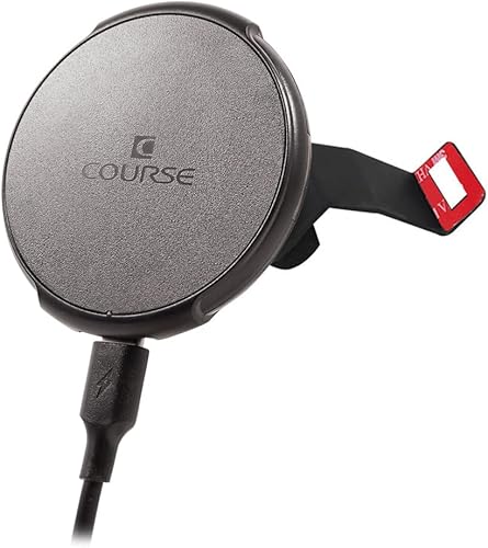 Course Motorsports DirectFit - Soporte de teléfono para Dodge Challenger (2015-presente) compatible con todos los teléfonos, cabezal de carga