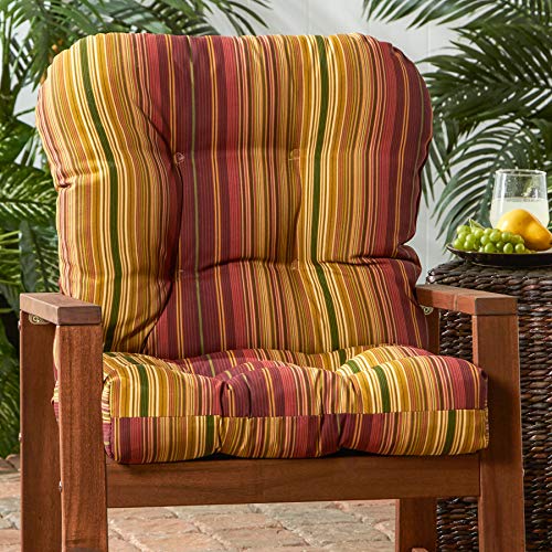 South-Pine-Porch-Outdoor-38x21-inch-SeatBack-Combo-Chair-Cushion-Kinnabari-Stripe