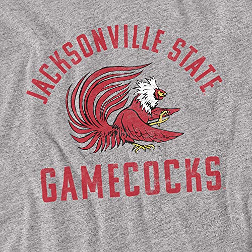 Jacksonville-State-University-Official-JSU-Gamecocks-Logo-Unisex-Adult-T-Shirt-Athletic-Heather-X-Large