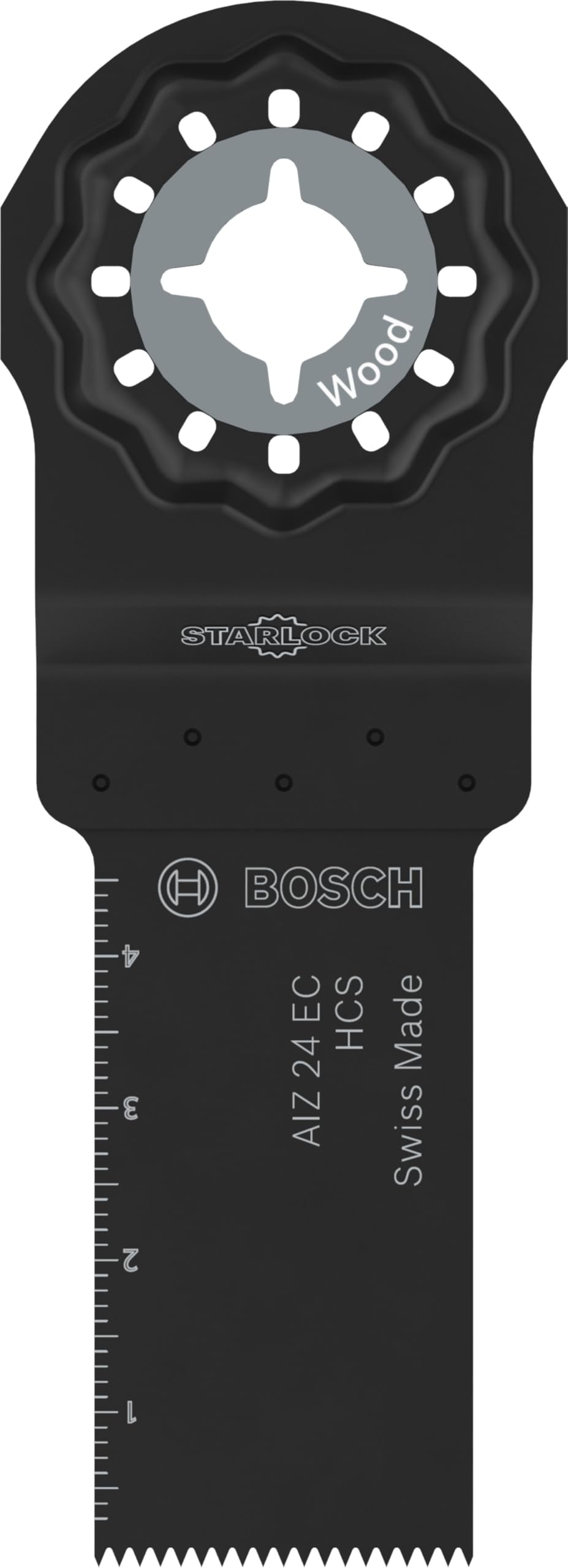 Bosch 1x AIZ 24 EC Plunge Cut Blade (for Softwood, Width mm, Professional Accessory Multitool)