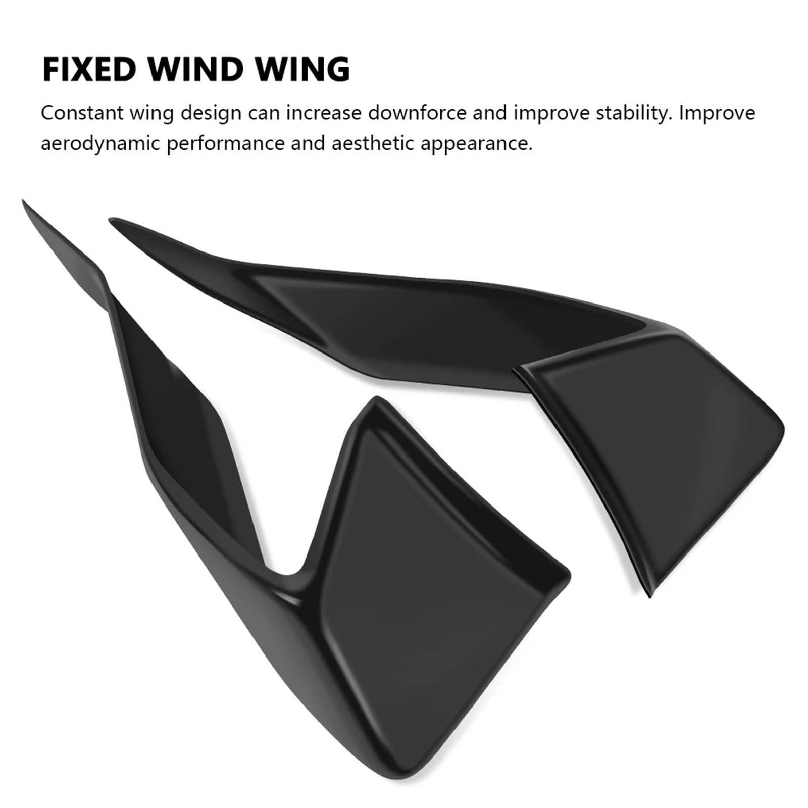 Front Bumper Splitter dachowy Pasuje do YZFR3 YZFR25 YZF R3 R25 2019-2025 Downforce Naked Frontal Spoilers Winglet Aerodynamic Wing